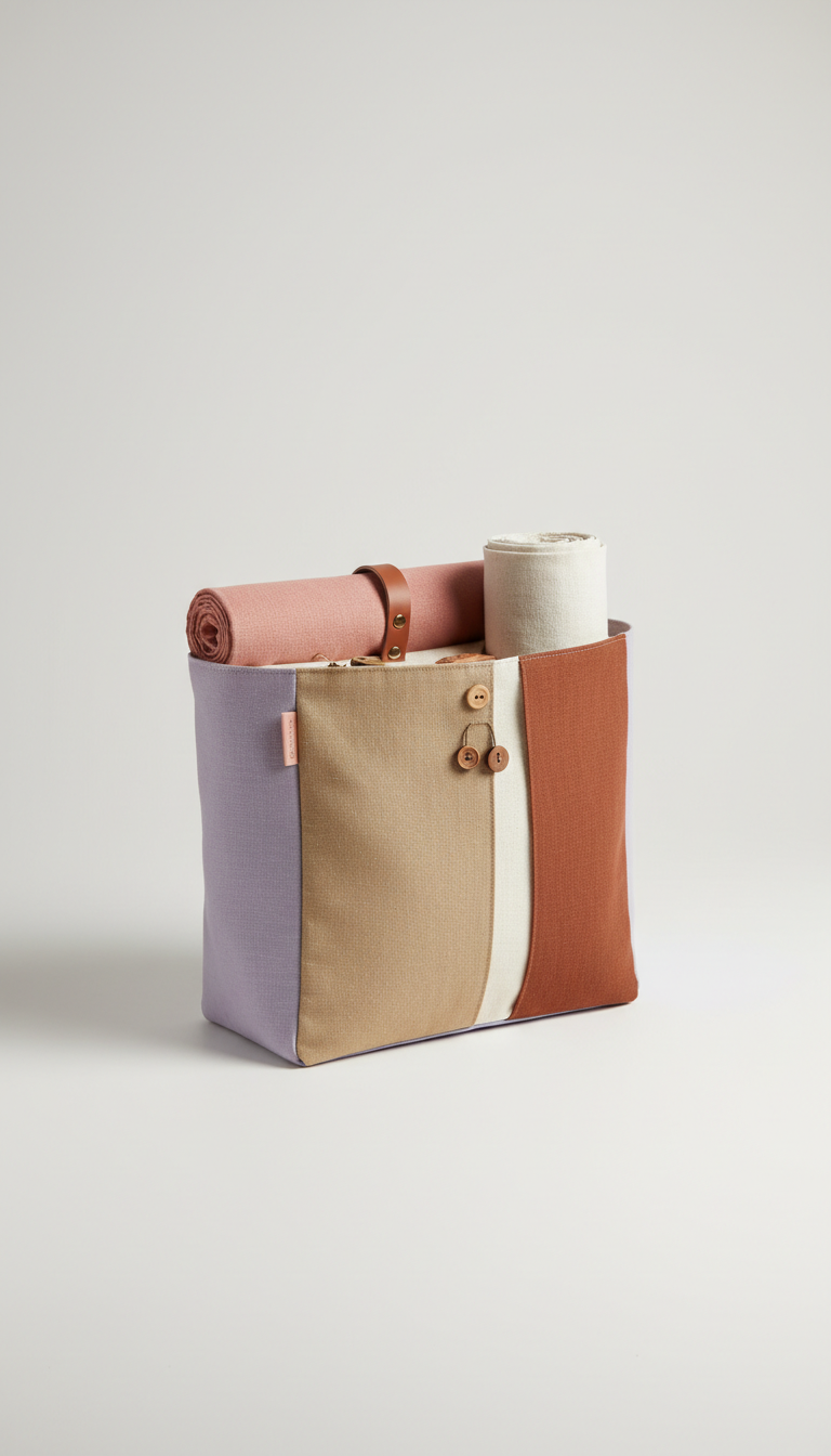Modern Sand Linen Tote Kit