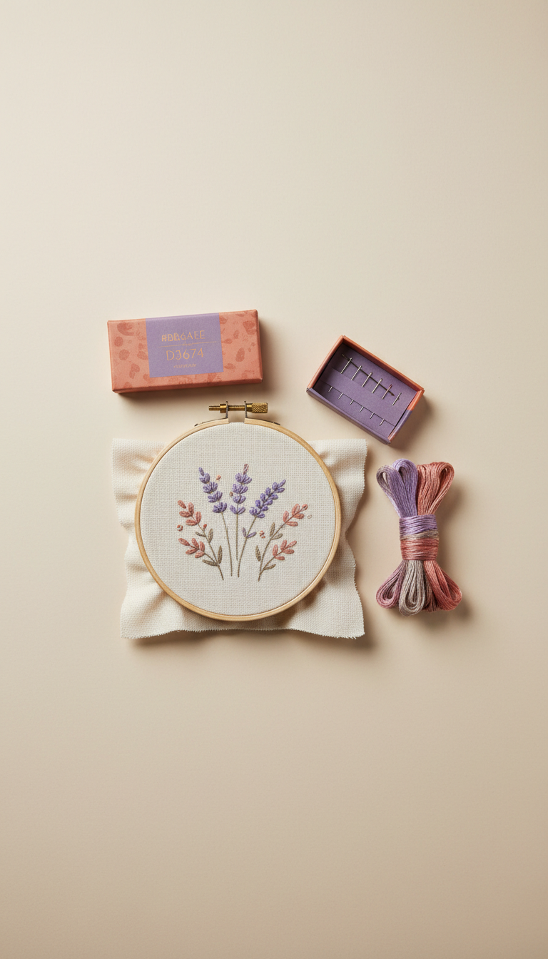 Lavender Embroidery Starter Set